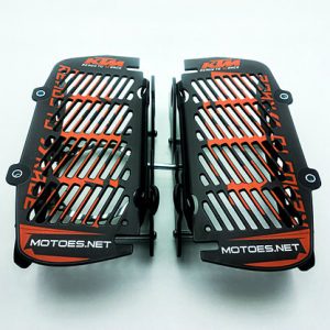 KTM RADIATOR GUARD BLACK 2T/4T 2020-2026 MODEL FULL DECAL