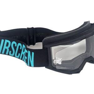 AirScreen LITE 02 EX goggle with opening lens Black/Black/Green